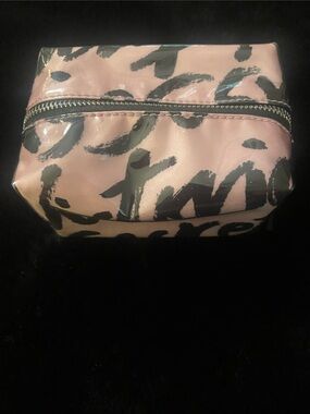 Victoria Secret Script  Print Cosmetic Pouch